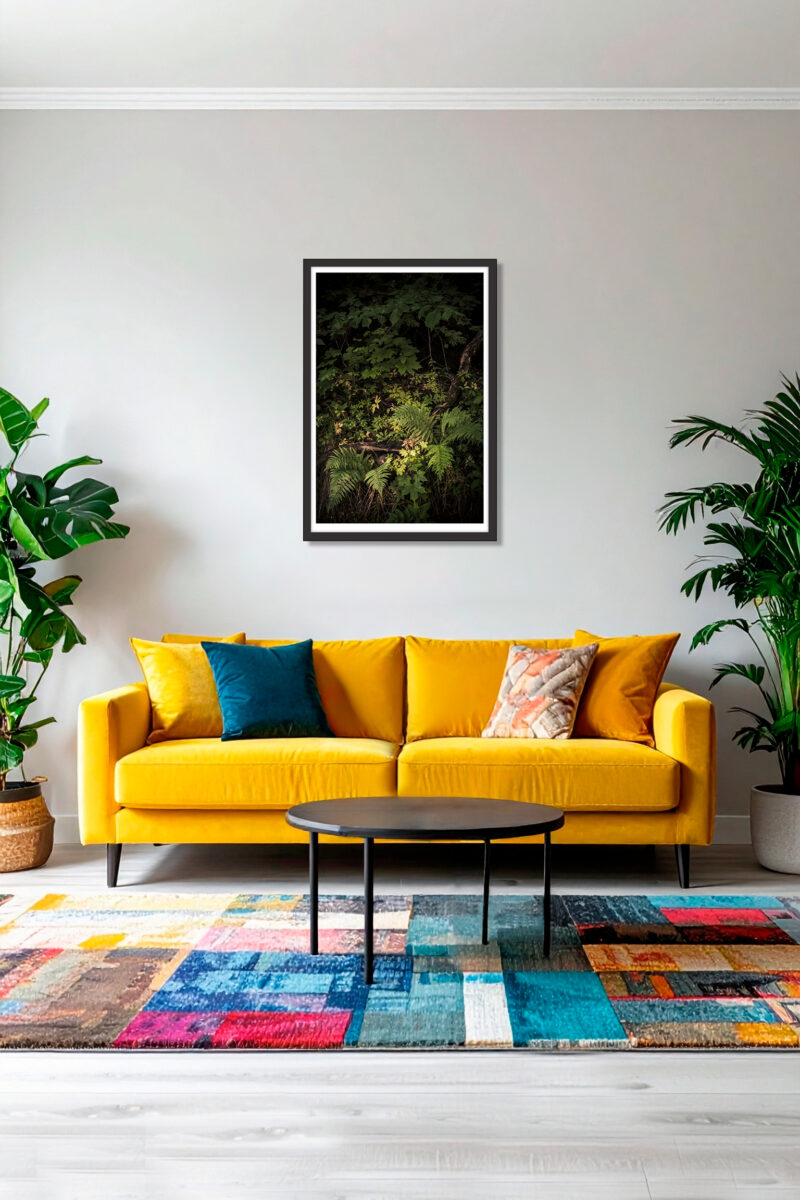 Place for everything. Fine art inkjet pigment print in a living room. Photographer Kati Kalkamo.